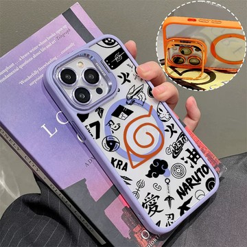 潮酷漩渦標誌磁吸防摔殼 金屬鏡頭支架 磁吸手機殼 iPhone 18 16 15 14 13 12 11 Max 防摔殼