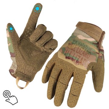 跨境戶外騎行手套夏季射擊訓練五指觸屏防曬防滑耐磨運動戰術手套