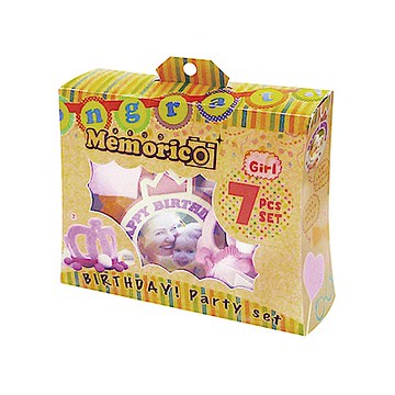 日本NOL-生日派對道具7件組(女孩)