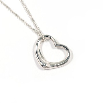 【日本直送 二手美品】蒂芬妮 TIFFANY&Co. 項鍊 經典心形 Elsa Peretti 純銀 925 經拋光處理