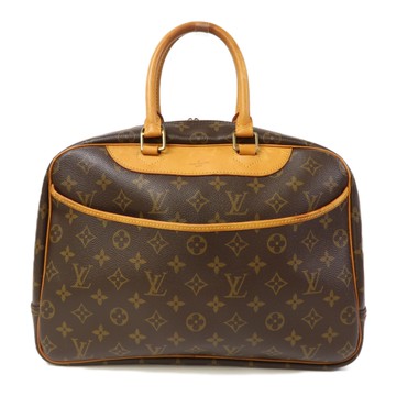 【二手名牌BRAND OFF】LOUIS VUITTON LV 路易威登 棕色 原花帆布 Deauville 手提包 M42270