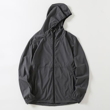 外貿尾貨秋季速干透氣彈力戶外運動連帽沖鋒衣夾克外套男士潮1707