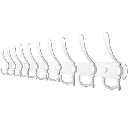 WEBI Coat Rack Wall Mounted,37 8'' Long,10 Hooks,Coat Hooks Wall Mounted,