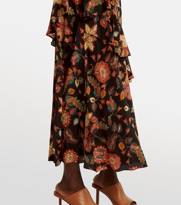 Ulla Johnson Amaia floral crêpe de chine midi dress