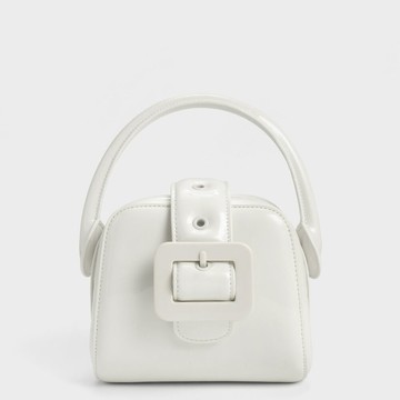 Lula 漆皮方釦手提包