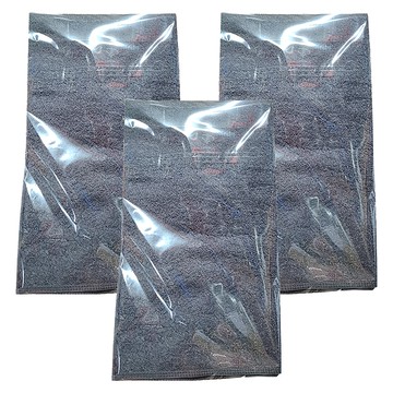 LIFE 來福牌 HS0526 簡單素色毛巾 3入 深灰 33 x 76cm 棉紗 吸水速乾 親膚舒適