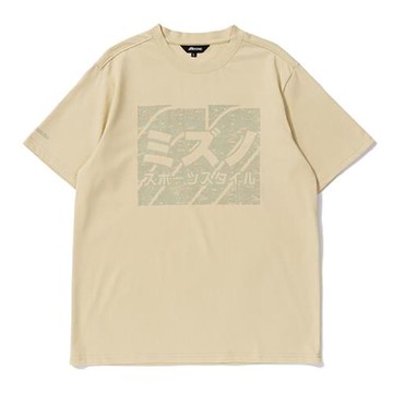 MIZUNO SPORTS STYLE 男裝 短袖 休閒 復古 卡其【運動世界】D2TA200104