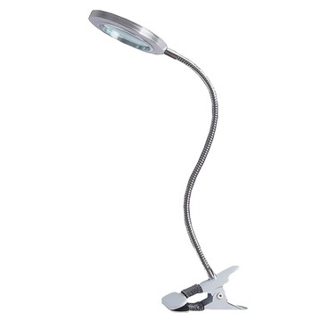 e-kit 逸奇 放大鏡LED環形照明夾燈 金屬軟管可調角度 8倍放大鏡 USB接口  UL-U31  1個