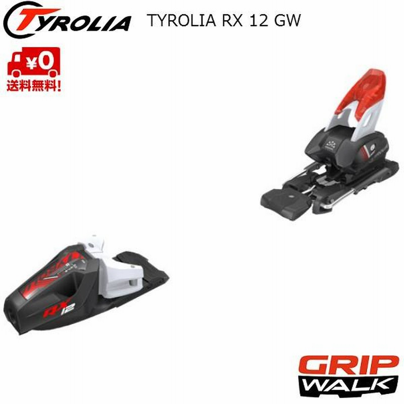 チロリア ビンディング TYROLIA RX 12 GW GRIPWALK BLACK/RED 114370 