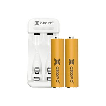 OXOPO XN Lite系列 低自放鎳氫電池 (3號2入+雙槽充電器)