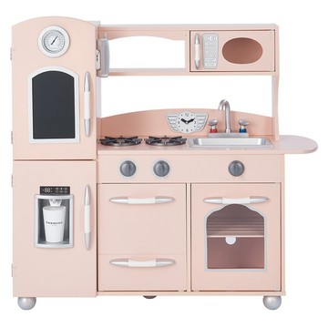 teamson kids 奧蘭多北歐風小廚師波多經典玩具廚房  粉色  1套  97 x 93 x 29cm
