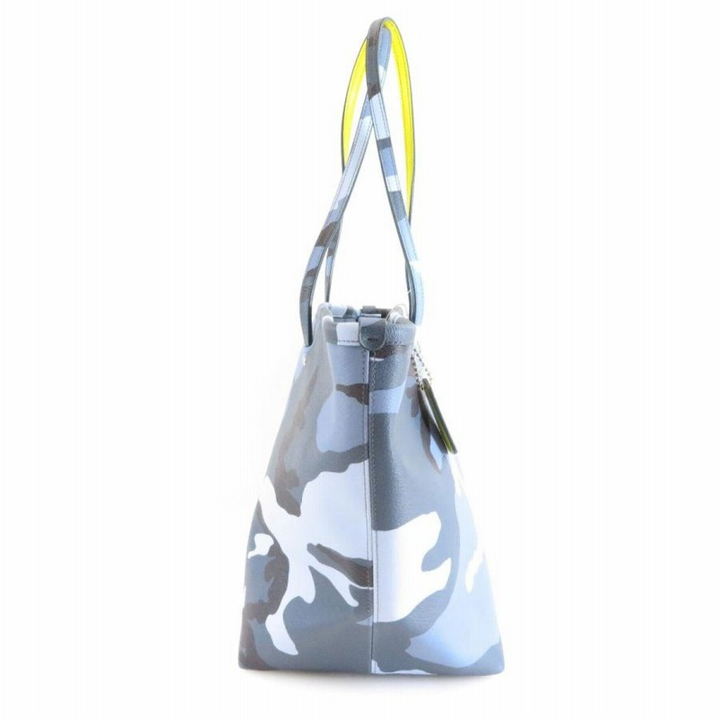 COACH コーチ 迷彩柄 F34095 トートバッグ PVC レディース 中古