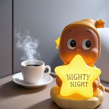 星星人拍拍燈星星人系列小夜燈擺件玩具生日禮物玩偶溫馨睡眠伴侶