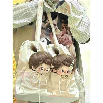 Bag House👜 日韓小睡袋設計可愛娃娃包單肩包透明痛包吧唧休閒學生百搭日常