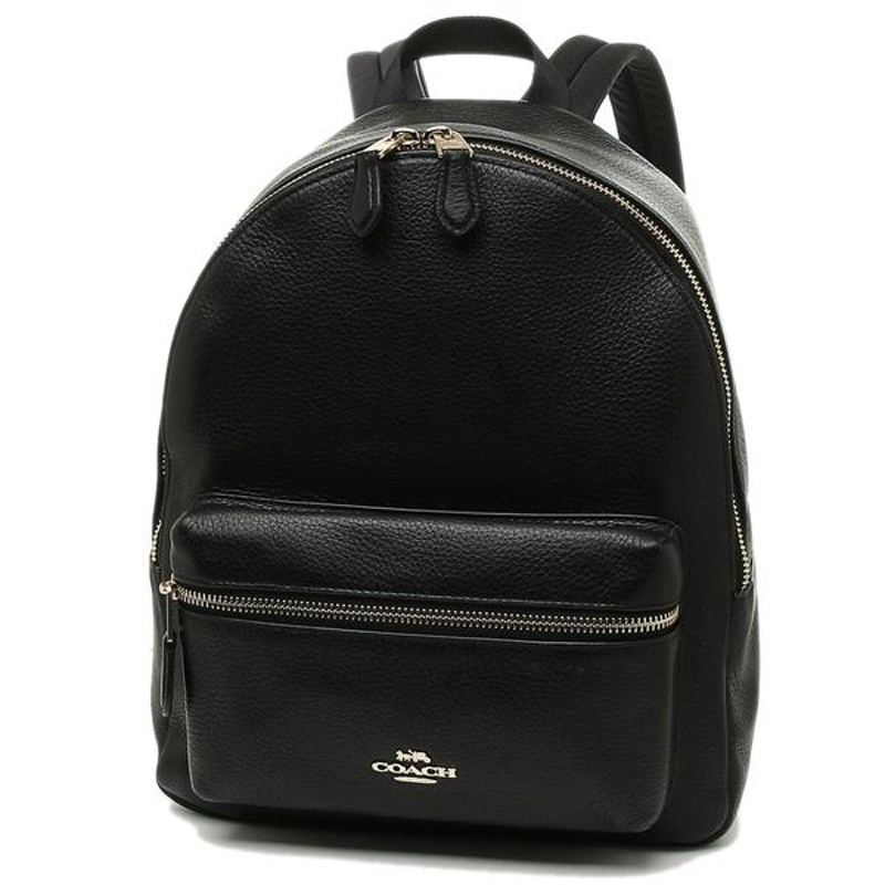 【新品級】COACH リュック BACK PACK F30550 黒 チャーム コーチ COACH リュック バックパック レディース F30550