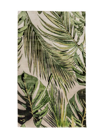 Palms Handmade Silk Rug