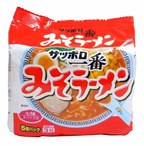 ★まとめ買い★　サンヨー　サッポロ一番　みそラーメン５Ｐ　×6個