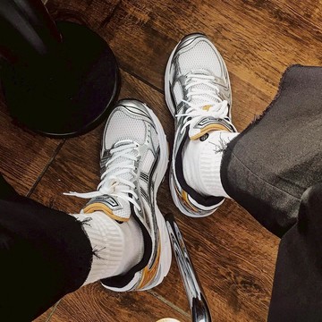 ASICS GEL-KAYANO 14 銀白金 橘金屬 休閒 復古 男鞋 1201A019-102