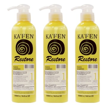 KA'FEN 卡氛 蝸牛極致洗髮精  3瓶  250ml