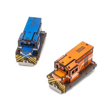 【 DIY 手作】 迷你拼拼車-R100柴電機車 台鐵授權 交通運輸 親子