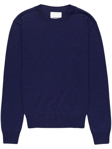 MARANT - Besile merino blend jumper - men - Spandex/Elastane/Polyamide/Merino - M - Blue