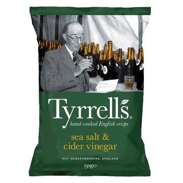 Tyrrells 泰勒思 洋芋片 海鹽蘋果醋口味  150g  1包