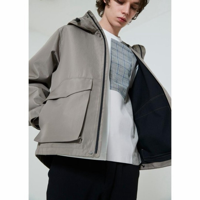 ティーケー タケオキクチ Breathecフードブルゾン メンズ ベージュ 01 S Tk Takeo Kikuchi 通販 Lineポイント最大get Lineショッピング