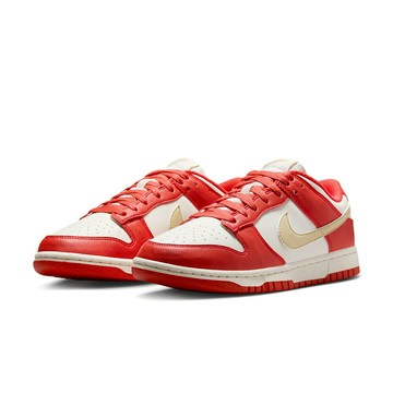 NIKE W Dunk Low 紅白金勾 復古 撞色 休閒鞋 運動鞋 女鞋 DD1873-602