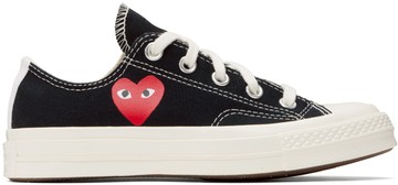 Comme des Garçons Play 黑色 Converse 联名 Chuck 70 CDG OX 运动鞋