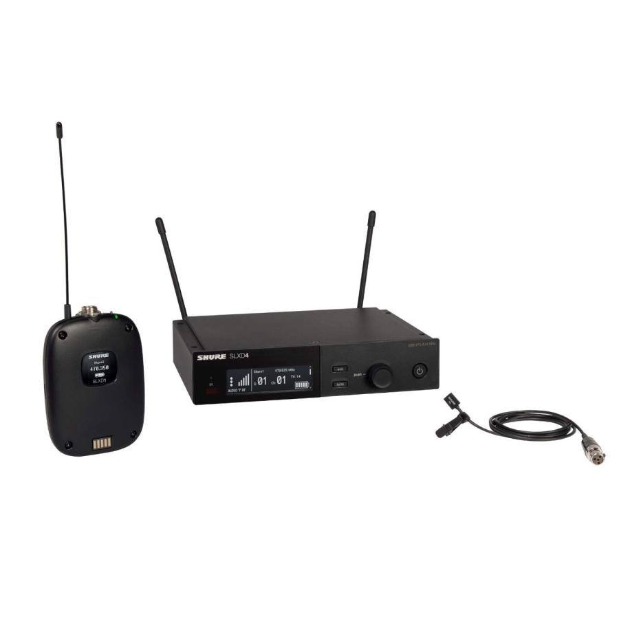 Shure SLXD14 93 Combo Wireless Microphone System with Bodypack and WL93 Lavalier Mic