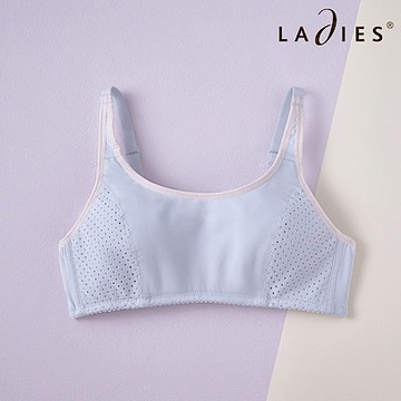 蕾黛絲-Step 2 學習成長型冰咖啡紗曉女生S-EL短背心 淺灰