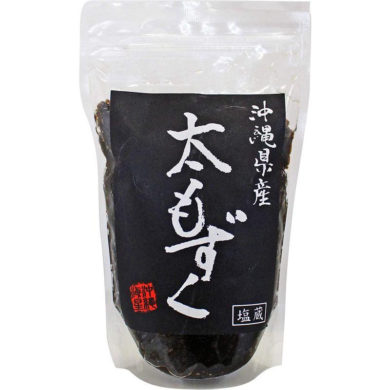 沖縄県産 養殖太もずく(塩蔵) 500g ×2個