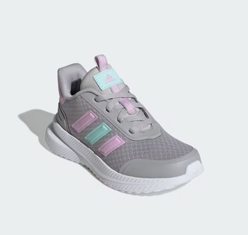 ADIDAS 童鞋 X PLRPATH 灰藍粉 運動鞋 中童 IF1477