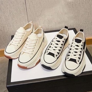 【Alice】淘氣哈妮運動鞋帆布鞋(帆布鞋/鬆糕鞋/增高鞋/厚底鞋)