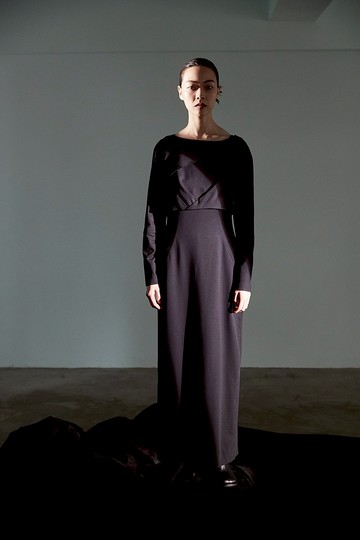 兩穿式抓褶洋裝