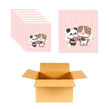 結婚回禮 咖啡掛耳包 香港插畫師 panpancow 100個套裝