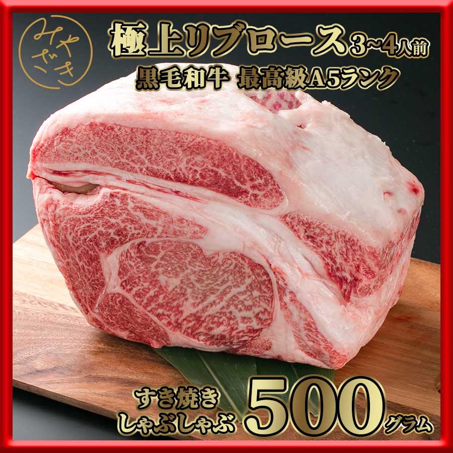 お歳暮 御歳暮 肉 焼肉 牛 牛肉 スライス 霜降り リブロース A5 黒毛和牛 500g 冷凍 プレゼント ギフト 贈り物