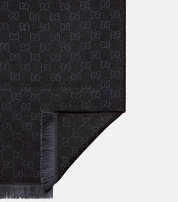 Gucci GG wool jacquard scarf