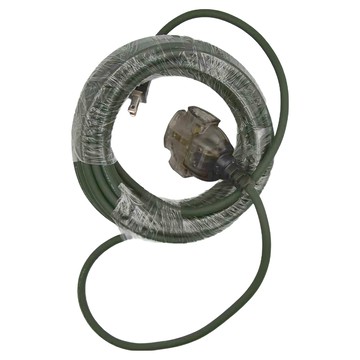 FONG HUA 崝華 動力延長線 附過載保護 2.0 x 2c 2G-10M 10公尺  軍綠C型  1條