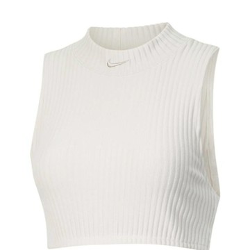 (WMNS) Nike Sportswear Chill Knit Top 'White'