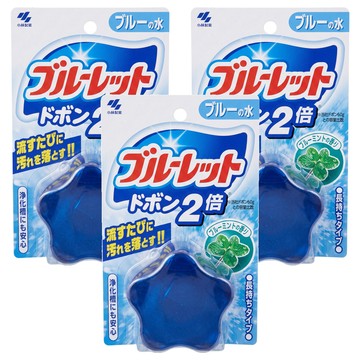 KOBAYASHI 小林製藥 BLUELET 星星馬桶球 藍色薄荷  120g  3個