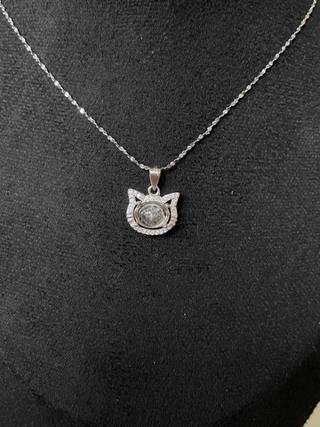 貓咪骨灰琉璃項鍊-客製化-毛髮琉璃-母乳琉璃-胎毛琉璃