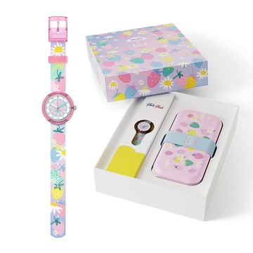 FlikFlak 兒童手錶 BERRY NICE monbento便當盒套組 兒童禮物 FPNP175【官方旗艦店】