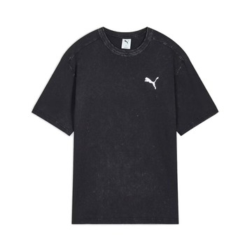 PUMA 短T 流行系列 ESS DISTRESSED 深藍 洗舊 短袖 T恤 男 63846916