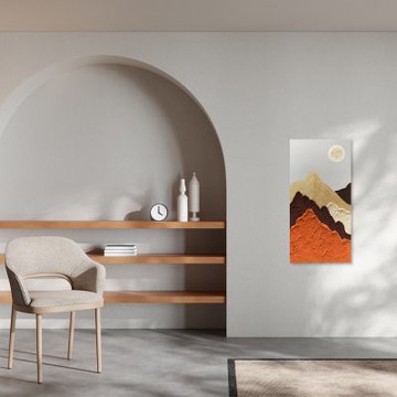 御畫房 當代國家級展覽畫家 抽象系列手繪油畫60×120cm(DB-097)