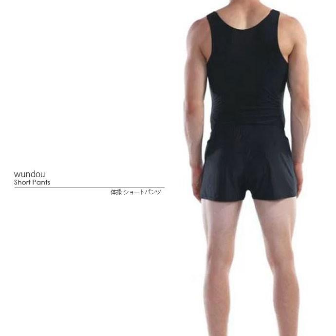 パンツ ウンドウ wundou メンズ 男子 体操パンツ ショート ショートパンツ P-480