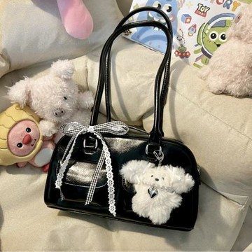 許允真韓國小眾波士頓保齡球包