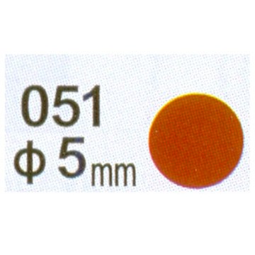 【文具通】Herwood 鶴屋 圓形標籤5mm棕 AS051E