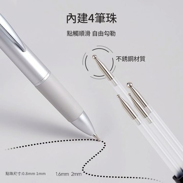 🔥隔日到貨🔥美麗佳人 美甲點珠筆 四合一點珠筆 指甲工具波點雙頭專用鑲鑽點綴初學者兩用鑽黏點 5支装