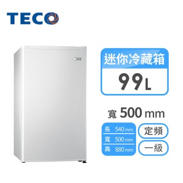 東元teco 99公升單門小鮮綠冰箱 白色 R1091w 燦坤線上購物 Line購物